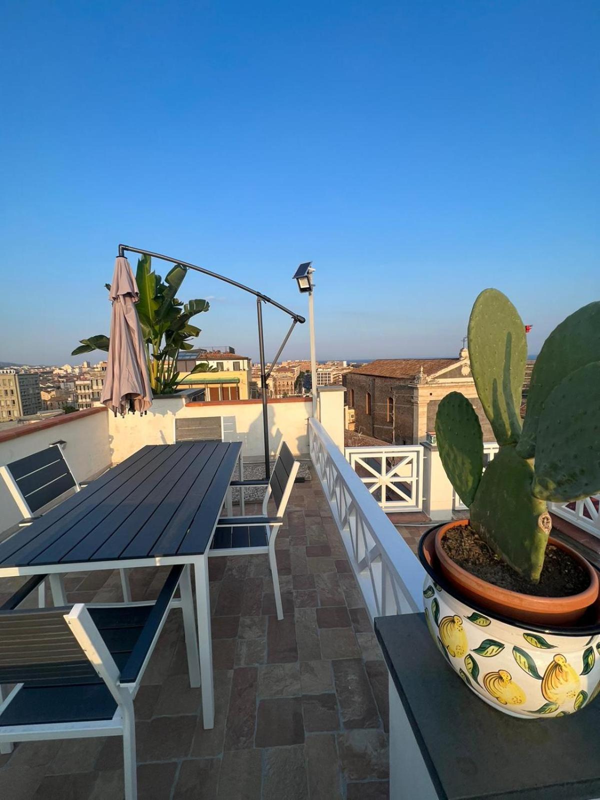 Апартаменты La Terrazza Sul Cielo Катания Экстерьер фото